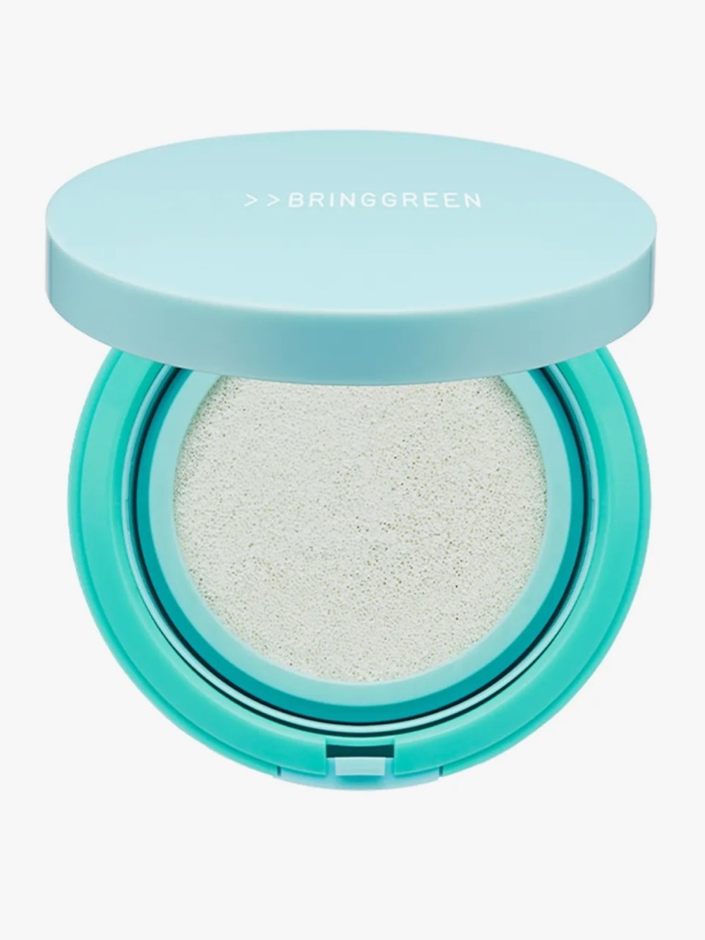 New in box BRINGGREEN Tea Tree Cica Tone-Up Sun Cushion - Mint Green
